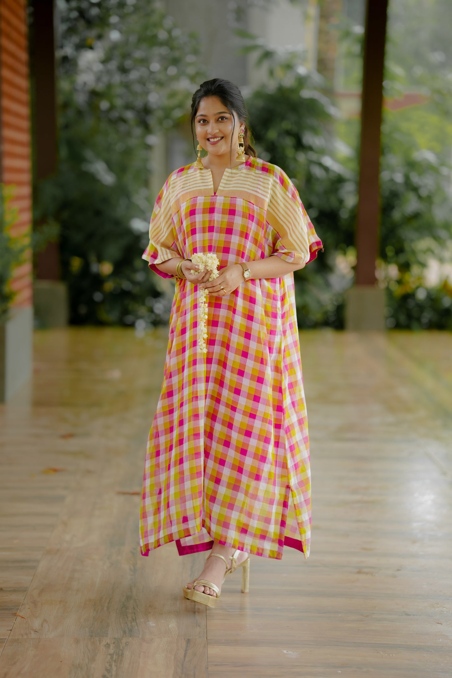 Pink Kaftan Silhouette