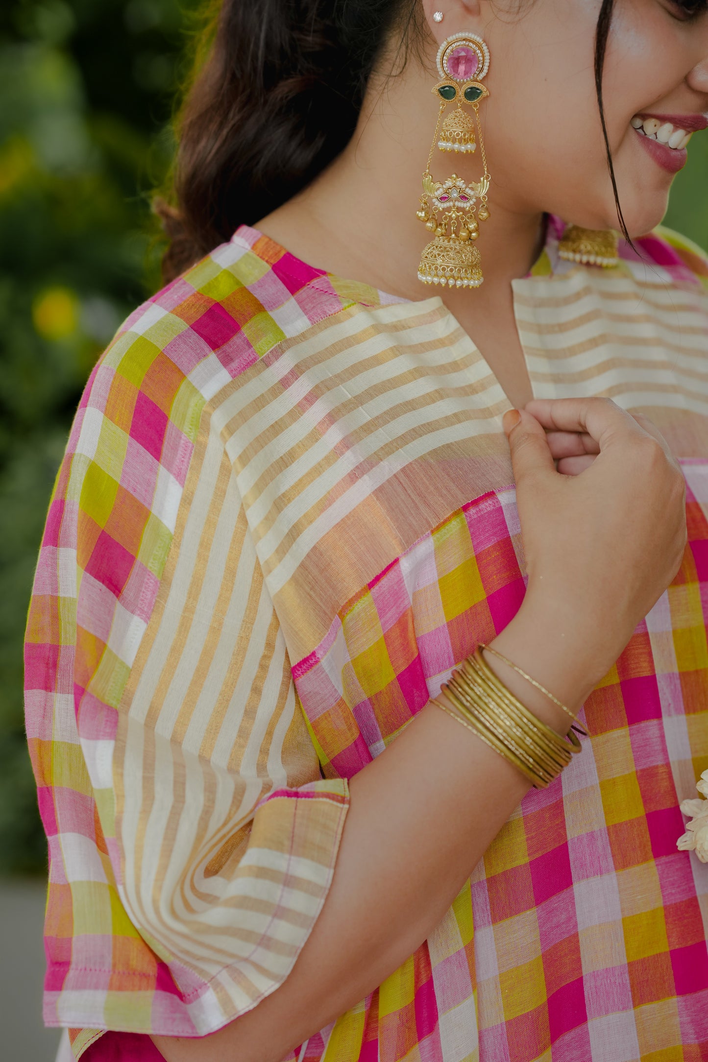 Pink Kaftan Silhouette